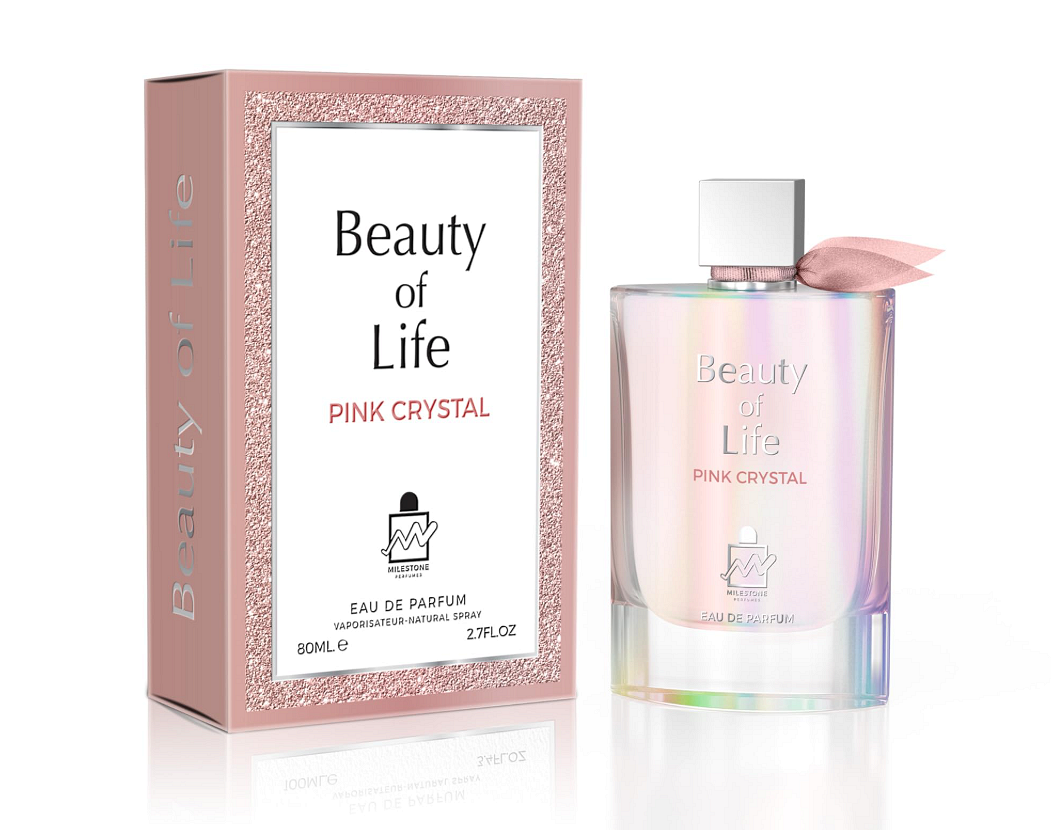 Beauty Of Life Pink Crystal