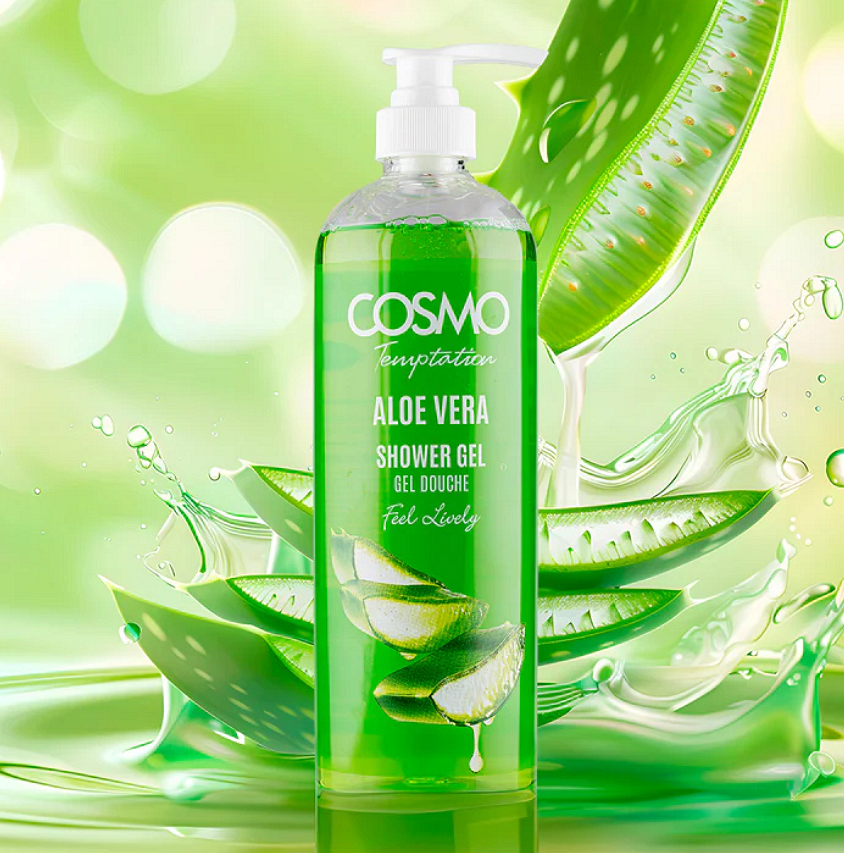 Gel de duș Cosmo Aloe Vera 1000ml