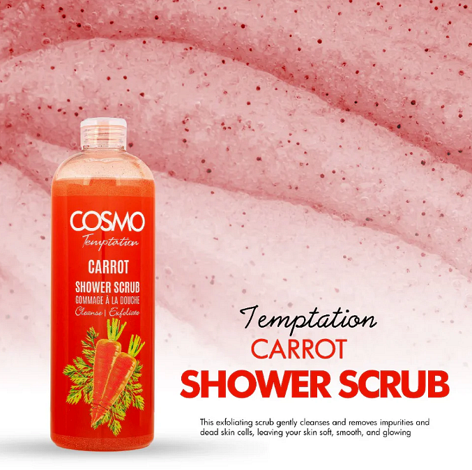 Scrub de duș Cosmo Carrot 1000ml