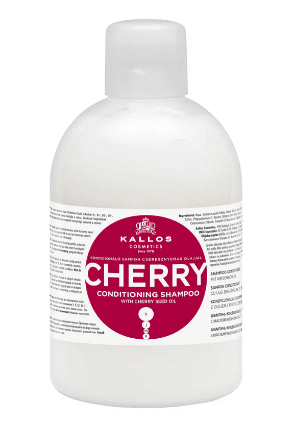 Șampon hrănitor Kallos Cherry cu ulei de semințe de cireșe 1000 ml