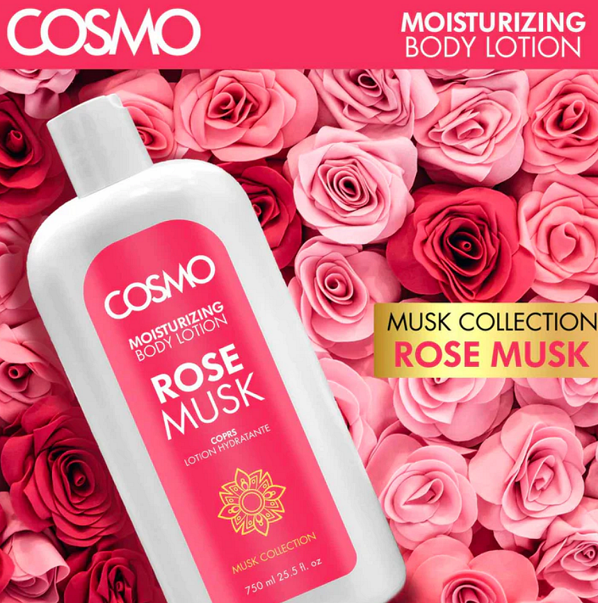 Lotiune pentru corp Rose Musk Lotiune hidratanta pentru corp