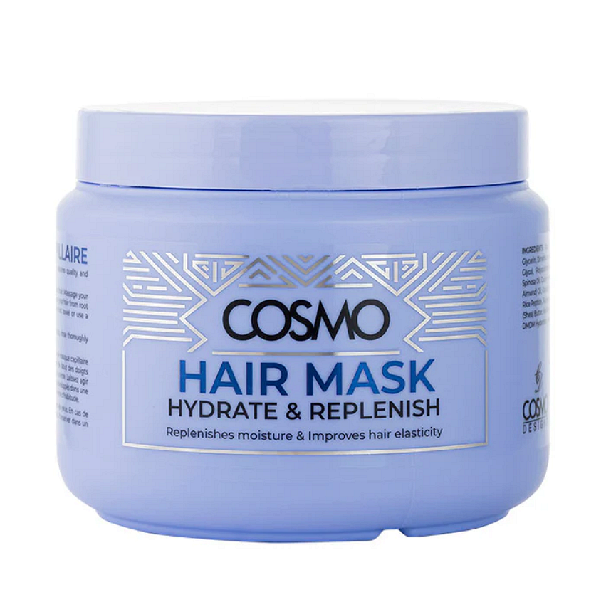 Mască pentru păr Cosmo Hydrate & Replenish 500ml