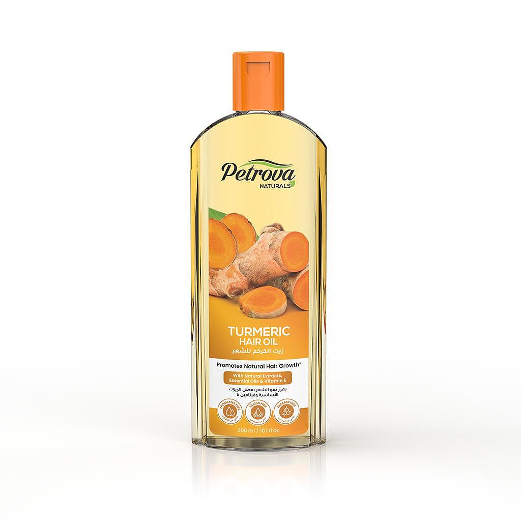 Ulei pentru împletitura Petrova cu turmeric