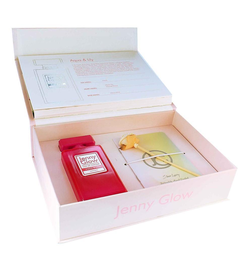 Cutie cadou Jenny Glow Aqua & Lily