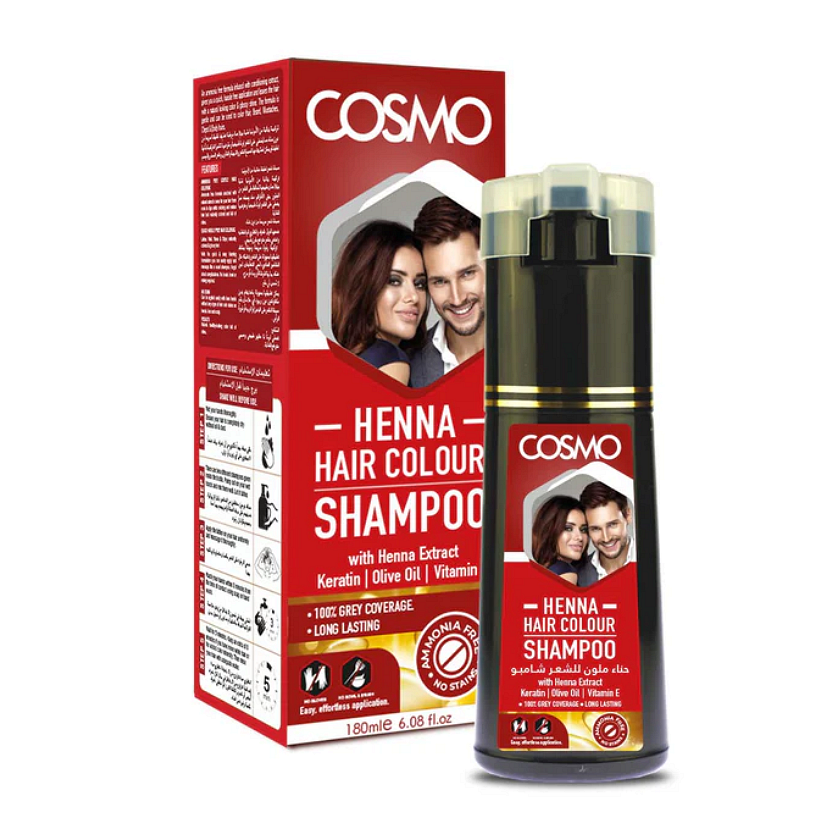 Șampon colorant Cosmo Henna 180ml