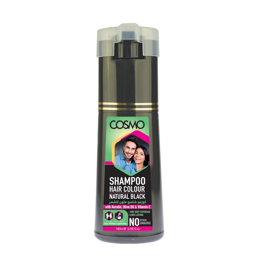 Șampon colorant Cosmo Natural Black