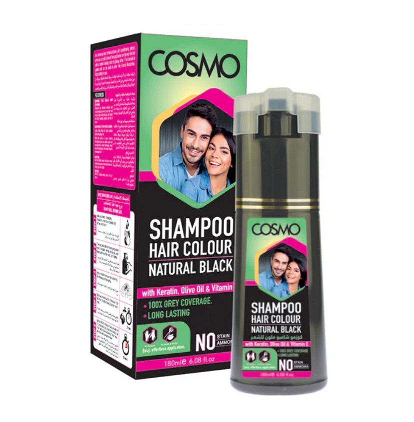 Șampon colorant Cosmo Natural Black