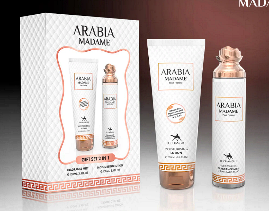 Set Arabia Madame (Loțiune + Spray de corp)
