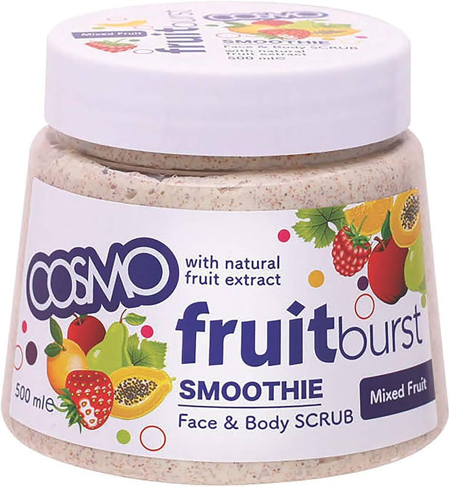 Scrub pentru față și corp Cosmo Mixed Fruit Smoothie 500ml
